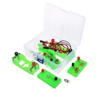 SUPVOX Kit Circuito Elettrico Educativo per Ragazzi e Ragazze con Componenti Sicuri per Esperimenti di Fisica di Base Stem Set Serie e Parallelo con Manuale Didattico per Scuola Media