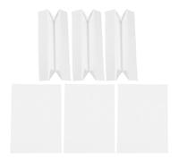 SUPVOX Kit Classificazione Colore Diamanti 6 Pezzi Cartone Espositivo Pieghevole Anti-riflesso per Valutazione Gioielli Professionale Scheda Comparativa per Orecchini e Pietre Preziose