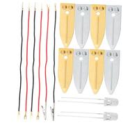 SUPVOX Kit Esperimenti Batteria Frutta per Progetti Scientifici Materiale Zincato e Rame per Esperimenti Didattici Casa e Scuola Promuove Curiosità e Apprendimento Stem