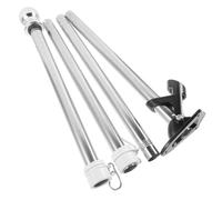 SUPVOX Kit per asta portabandiera in acciaio inox antiruggine per montaggio a parete per uso esterno per giardini portici e tetti