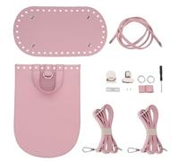 SUPVOX Kit per Realizzare Zaini in Rattan Fasce Elastiche e Pelle Sintetica, Materiali per Borse a Tracolla Fai da Te, attività Artigianali e Interazione Genitore-Figlio