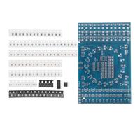 SUPVOX Kit Pratica di Saldatura e Durata 125 Componenti per Elettronica e 274 Saldature, Scheda Pcb Blu per Affinare Abilità di Saldatura per Appassionati e Ingegneri
