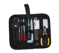 SUPVOX Kit Strumenti Chitarra Per Pulizia Manutenzione e Riparazione Attrezzi Per Cambiare Corde e Accessori Per Liutaio in Borsa Di Trasporto