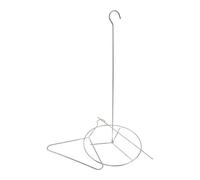 SUPVOX Kit Supporto per Arrostire Tacchino in Acciaio Inossidabile con Gancio Sollevamento e Base Resistente alla Corrosione per Bbq Verticale Versatile