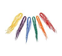 SUPVOX Lacci per Scarpe Colorati Perline 60 Pezzi 80 CM Multiuso Resistenti e Flessibili per Progetti Fai da Te e Uso Quotidiano Casual