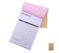 SUPVOX Libro Fatture per Piccole Imprese in Inglese Libro Ordini D’Acquisto 2 Copie Modulo Ricevute Aziendali per Gestione Ordini Ufficio e Monitoraggio Dettagliato