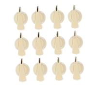 SUPVOX Manopole di Controllo del Volume per Chitarra Elettrica 12 Pezzi in Plastica Beige, Pomelli per Potenziometro Resistenti, Accessori per Chitarre e Bassi Elettrici, Ricambi