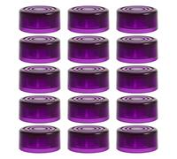 SUPVOX Manopole Pedali Effetto Chitarra 15 Pezzi Copri-pedali Viola in Plastica Protezione Pulsanti Interruttore a Pedale per Pedaliera Multieffetto Chitarra Elettrica