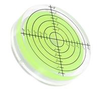 SUPVOX Marcatore per Palline da Golf Livella a Bolla Rotonda in Plastica Verde Chiaro, Alta Precisione e Letture Rapide, Strumento per Posizionamento e Livellamento sul Campo da Golf