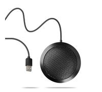 SUPVOX Microfono USB da Scrivania 360 Gradi per Giochi e Parlato | Plastica e Metallo, Base Antiscivolo, Stabile su Tavoli per Lezioni a Distanza e Video Chat
