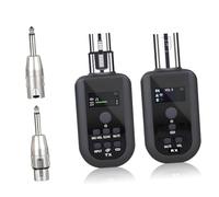 SUPVOX Microfono Xlr Wireless Trasmettitore e Ricevitore Audio Xlr Soluzione Microfonica Wireless Multi-canale Supporto per Connessione senza Fili Suono