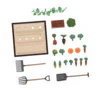 SUPVOX Mini Attrezzi da con Verdure Miniature per Scenari Giardinaggio Esterno e Micro Accessori Realistici per Urbani
