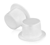 SUPVOX Mini Cappelli a Cilindro Per Lavoretti Pupazzo Di Neve, Accessori Per Bambole My Life, Tessuto Leggero, Decorazioni Natalizie Fai Da Te, Set 2 Pezzi Per Feste e Artigianato