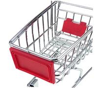 SUPVOX Mini della in Metallo Ruolo con Ruote Rotanti Organizer da Scrivania per Penne e Cellulari Supermercato Miniatura con Finitura Elettroplaccata Colori Casuali Colore Colore Casuale