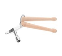 SUPVOX Mini Drumstick Pendant Keychain Legno Portachiavi Musicale Versatile per Borse e Chiavi Accessorio Decorativo Pratico per Batteristi e Amanti Della
