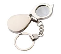 Supvox Lente d'ingrandimento mini portatile pieghevole 10x lente d'ingrandimento da lettura con portachiavi