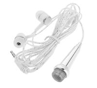 SUPVOX Mini Microfono Da Bavero Portatile Mini Microfono Per Cellulare Microfono Per Canto Microfono Per Canto Piccolo Microfono Per Smartphone Da Gioco USB Per Adulti In Plastica