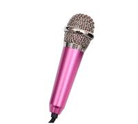 SUPVOX Mini Microfono Wireless Portatile per Smartphone e Tablet, Karaoke Suono Dinamico Impressionante in Lega di Alluminio e Peso Super Leggero, Colore Rosa Colore Casuale