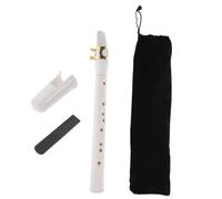 SUPVOX Mini Sassofono Portatile in Abs Bianco Strumento Musicale Professionale per Regalo per Sviluppo Ritmo e Performance Scolastiche