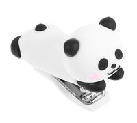 SUPVOX Mini Spillatrice Portatile a Forma di Panda, Cucitrice Manuale per Studenti, Piccola Pinzatrice da Ufficio e Scuola per Documenti Fino a 20 Fogli, Design Cartone Animato