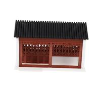 SUPVOX Mini Statua di Casa Cinese in Resina, Ornamento Tradizionale per Micro Paesaggi e Bonsai, Kit di Costruzione di Modelli di Architettura Antica Cinese per Decorazioni da Giardino