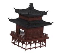 SUPVOX Miniatura Padiglione Asiatico in Plastica Decorazione Bonsai e Terrario Scultura Antica per Acquari e in Miniatura
