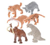 SUPVOX Modelli Cognitivi Animali Preistorici in Plastica per Miniature Educative di Dinosauri e Creature Antiche Decorazioni Scene Apprendimento Cognitivo Preistorico