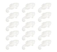 SUPVOX Modello di Schiuma Bianco 11cm 15 Pezzi a Forma di Cavalluccio Marino Materiale Facile da Usare Stimola la creatività per Decorazioni e Pittura Fai da Te