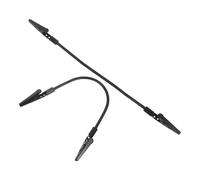 SUPVOX Morsetti a Coccodrillo per Saldatura 2 Pezzi, Clip Portafoto e Messaggi Neri, Morsetto per Quadri Resistente e Versatile per Uso Singolo e Fai da Te