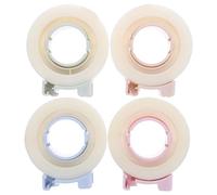 SUPVOX Nastro Correttore Trasparente per Studenti 4 Pezzi con Dispenser Portatile Nastro Adesivo Invisibile Rimovibile per Scuola Ufficio e Lavori Artigianali Compatibile con Vari