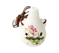 SUPVOX Ocarina Ceramica Con Design Fiore Strumento Musicale Per Principianti Ottima Sonorità e Durabilità Per Apprendisti Di Strumenti Fiato