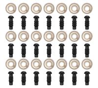 supvox 100 PCS occhi di sicurezza con rondelle 5 mm per fare bambole giocattoli morbidi Orso bambola pupazzi di peluche burattini
