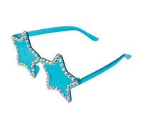 SUPVOX Occhiali da Sole a Forma di Stella senza Montatura, Occhiali da Sole alla Moda Funky per Uomo e Donna, Accessori Colorati Vivaci per Feste e Social Media, Stile Giovanile