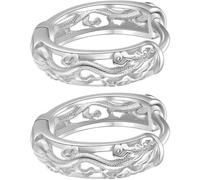 SUPVOX Orecchini a Cerchio in Metallo Ciondolo Drago da Uomo, Decorazione D’argento Leggera e Resistente, Accessorio per Feste e Uso Quotidiano