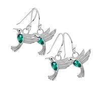 SUPVOX Orecchini a Colibrì Con Zirconi Set 2 Paia Orecchini Pendenti Eleganti Per e Ragazze Per Madre e Figlia