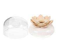 SUPVOX Organizer Cotton Fioc Loto Coperchio Antipolvere Contenitore Portatile per Ufficio e Vanity Custodia per Bastoncini di Cotone e Tamponi