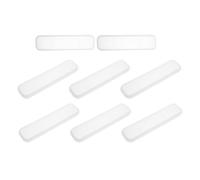 SUPVOX Organizer Portaposate da Viaggio 8 Pezzi con Coperchio, Scatola Portautensili Pieghevole Trasparente 8 Pollici, Custodia Tascabile per Bacchette Cucchiai Forchette, per Campeggio