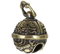 SUPVOX Ornamento Portachiavi in Ottone Vintage Ciondolo Campanella, Accessorio Chiave Compatto Per Decorazione Borsa e Zaino, Regalo Artigianale Per Occasioni Speciali
