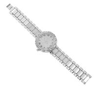 SUPVOX Orologio da Polso Donna con Pietre Decorative e Cinturino Regolabile in Acciaio, Leggero alla Moda, Regalo per Ragazze e Studenti Stili multipli