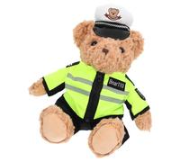 SUPVOX Orsetto Poliziotto in Peluche Realistico Giocattolo Educativo con Costume per Ragazzo Ragazza Idea Regalo Compleanno per Ragazzi e Ragazze