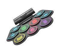 SUPVOX Pad per Batteria Portatile con Connessione USB Midi Spessa Resistente Ricarica USB e Batteria Esterna Batteria Ricaricabile Fino Ore di Autonomia Supporta Cuffie o Altoparlanti