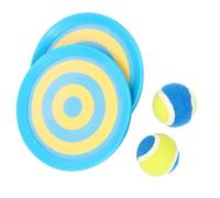 SUPVOX Paddle e Palla Appiccicosa per Kit Lanci e Presa con Racchette Grandi Blu Educativo Allaperto per Coordinazione Mano Occhio e Attività Genitore Figlio