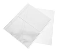 SUPVOX Pagine Porta Banconote Trasparenti 3 Fori 10 Pagine per Album di Banconote Inserti in PVC per Conservazione e Esposizione di Commemorative Protezione per Collezionisti