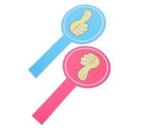 SUPVOX Palette per L’interazione in Classe 2 Pezzi Pollice e Pollice Giù, Paddle di Feedback Studenti in Materiale Espanso Resistente, Strumenti Comunicazione Insegnanti per Votazioni