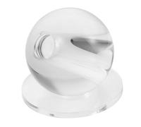 SUPVOX Palla Allenamento Biliardo Trasparente per Snooker con Foro Trainer Precisione Colpi e Correzione Tecnica Accessorio Leggero Portatile per Migliorare Tiro Pratica del Biliardo