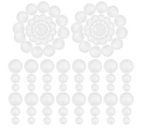 SUPVOX Palline di Schiuma Bianche e Modellabili a Forma di Sfera 150 e Feste, Facilmente Dipingibili per Decorazioni Fai da Te, Artigianato