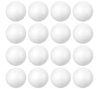 SUPVOX Palline in Schiuma da 200 Pezzi Sfere in polistirene Lisce e Rotonde da 2 cm per Decorazioni di Nozze Ornamenti Natalizi Arti e Mestieri Bianche