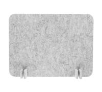 SUPVOX Pannello Divisorio Acustico in Feltro Grigio 40X30 CM per Scrivania Divisore Privacy da Ufficio e Aula Schermo Insonorizzato per Studenti e Professionisti Facile Installazione
