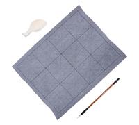 SUPVOX Panno per Scrittura ad Acqua Riutilizzabile per Principianti, Set | Tessuto con Rivestimento Speciale, Superficie Liscia, Pronto All'uso, Portatile, per Parchi e Aule