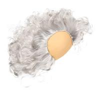 SUPVOX Parrucca Calva Divertente per Feste e Halloween, in PET e Lattice, Look Naturale e Aspetto Umoristico, Adatta a Uomini e Donne